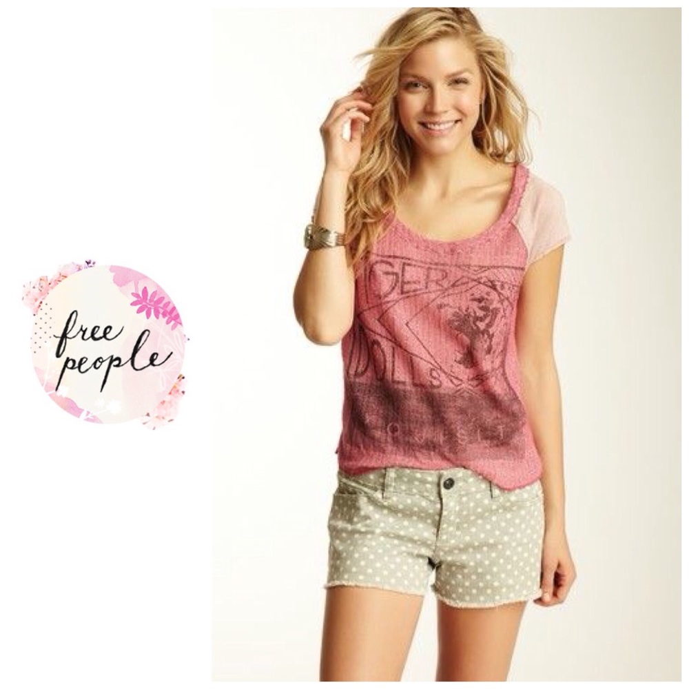 Free People “Coral Reef” tee